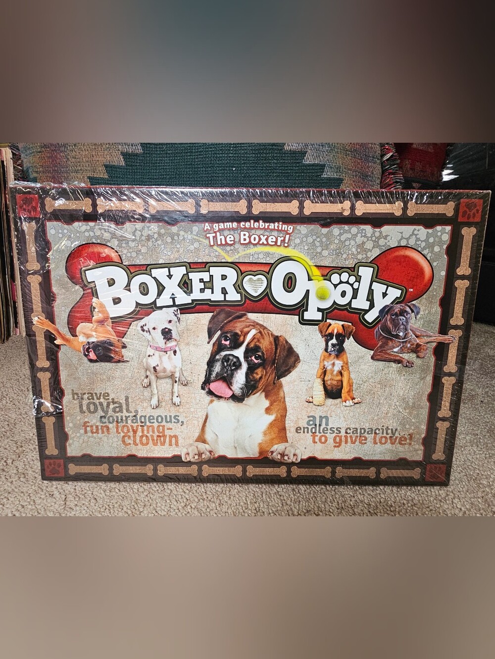 Late For The Sky Boxer-Opoly Board Game. Brand New